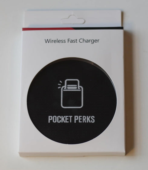 Ultra Slim Wireless Fast Charger (Qi-Certified 10W for iPhone and Android)