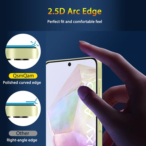 Samsung Galaxy A35 - 3 Pack Ultra HD Tempered Glass Screen & Camera Lens Protectors, 9H Hardness, Anti-Scratch, Easy