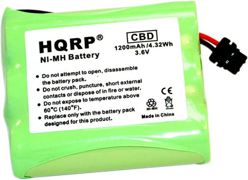 HQRP Cordless Phone Battery for Uniden BT-1006 BT1006 Replacement Extended High-Capacity