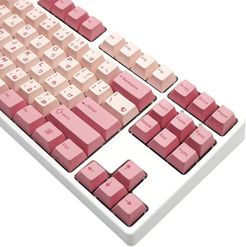 KPREPUBLIC Ghost Judges GJ Sakura Matsuri Hirigana JP Cherry PBT Doubleshot Keycap for MX Keyboard