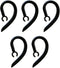 Ear Hooks 360° Rotatable Adjustable Soft Silicone Headset Clips, Anti-Slip Sports Clamp Loop Replacement (5Pcs 6mm