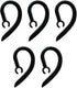 Ear Hooks 360° Rotatable Adjustable Soft Silicone Headset Clips, Anti-Slip Sports Clamp Loop Replacement (5Pcs 6mm