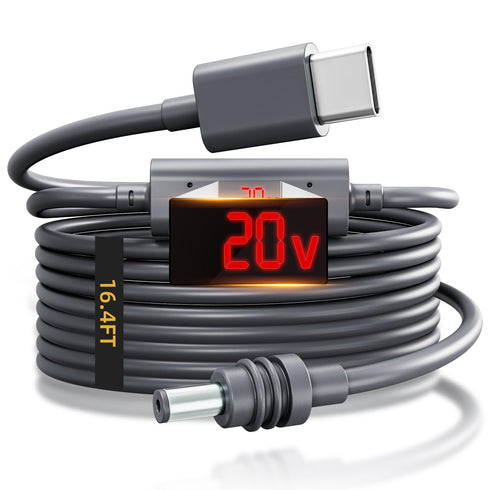 ToKismet Starlink Mini USB-C to DC Power Cable Smart PD Chip & 18AWG