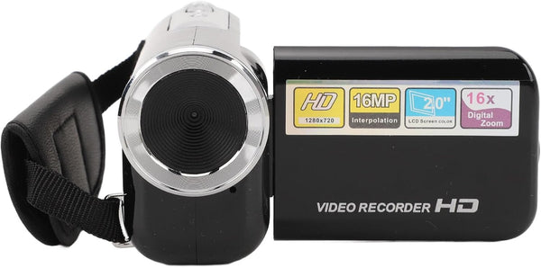 Aoaoy Camcorder 16MP 1080P 16X Digital Zoom 2.0inch Rotatable Screen Anti Shake USB