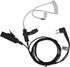 2 Pin Transparent Acoustic Tube Earpiece/Headset for Motorola Two Way Radio CP200, CLS1110, CLS1410 Walkie Talkies