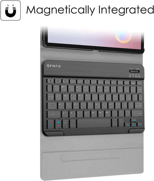Fintie Keyboard Case for Samsung Galaxy Tab S6 10.5" 2019, Slim Cover with Detachable Wireless Bluetooth Keyboard, Black