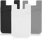SS Card Holder for Phone Case, Phone Wallet Stick on Adhesive Silicone Cell Phone Pouch, Suitable for iPhone, Samsung