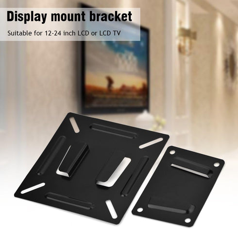 Hakeeta 12-24inch TV Wall Mount for LCD LED Monitor, PC Screen, Plasma Flat Screen TVs, Easy to Install, High Cost