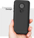 ENCASED Moto G7 Power Case (Thin Armor) - Slim Fit Flexible Grip Phone Cover for Motorola G7 Power, Black