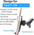 LUNQIN Car Phone Holder for Ford F-150 2015-2020, Best Cell Phones Mount, Mobile Cradle Charging Navigation Bracket