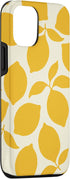 Fresh Citrus Vibes Minimalist Fruit Pattern Ideas Summer 12/12 Yellow Lemon Pattern Floral Minimal Citrus Cute Case