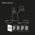 JAM Live Fast Earphones: Black, 30 ft Bluetooth, IP67 Sweat Resistant, 12 Hour Battery, Hands-Free, 3 Sizes Included.