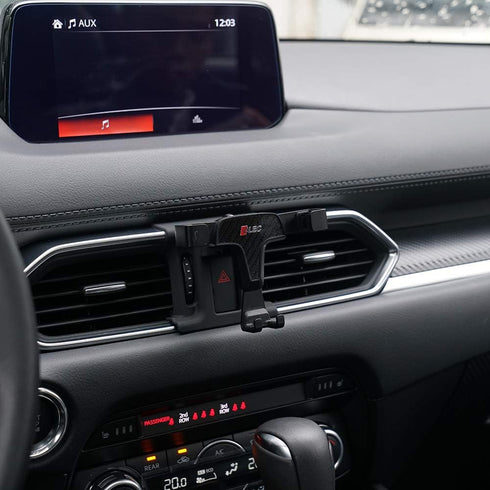 BEERTE Phone Holder for Mazda CX-5 2017-2025, Adjustable Air Vent Car Dashboard Cell Phone Mount