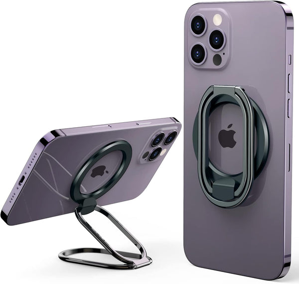?2024 Upgraded? Mag Safe Phone Ring Holder, Adjustable Magnetic Kickstand Compatible with iPhone 15 & 14 Series