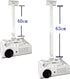 Universal Projector Ceiling and Wall Mount, Sturdy Steel Bracket for Projectors up to 20kg with Easy Installation