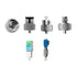 Fiber Optic Connector, Interchangeable Optical Fiber Connector for Single-Mode & Multi-Mode Fibers, 6 Styles