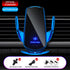 YTUEUEOY 15W Wireless Car Charger Mount Automotive Electric Induction Wireless Charger Car Auto Clamping Car Phone