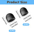JIYIN 30Pcs Ends(15 0.2'' 0.28'') Rubber Tips for Stylus Pens, Replacement Nibs for Touch Screen Pen Soft Rubber Tips