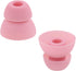 ALXCD Pink Eartips for BeatsX Earbuds, 8 Pairs S/M/L & Double Flange Soft Silicone Tips, Compatible with Beats by Dr.