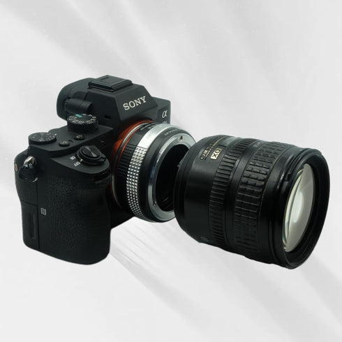 Lens Mount Adapter for Nikkor G/F/AI/AIS/D/AF-S Lens to E (NEX) Mount Camera, Compatible with Sony Camera Body