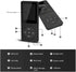 VBESTLIFE 32GB MP3 1.8 Inch 64GB Bluetooth Player with Speaker, E Book Reader and HiFi Sound, Expandable to for Running