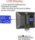 VILTROX L116T On-Camera Bi-Color LED Video Light 3300K-5600K with LCD Display, Dimmable Brightness