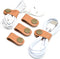 CAILLU Cord Organizer, USB Holder, Cable Straps, Earbud Case, Headphone Winder, Leather Gifts for Men