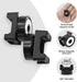 WGYKLRL 20Pcs 100 (22mm) Magnetic Zip Tie Mount and Nylon Cable Ties, Magnetic Cable Clips, Multi-purpose Cable Tie