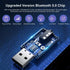 Bluetooth Receiver Adapter, BAVNCO Bluetooth 5.0 Stereo Receiver Hands-Free Car Kits Mini Wireless 3.5mm Aux Output Audio Adapter Transmitter for Car Aux, Home Stereo, PC, TV, Speaker More
