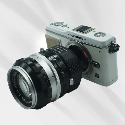 Lens Mount Adapter Nikon F to MFT, Compatible with Nikon F Lens to Micro Four Thirds Camera Body