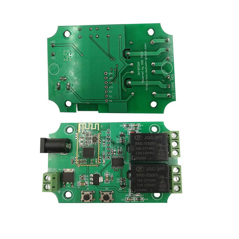 DSD TECH 2 Channels Bluetooth Relay Module for Remote Control Switch, Compatible with iPhone and Android 4.3