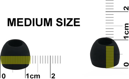 12pcs Replacement Ear Adapters - 4S / 4M / 4L Ear Tips Set Compatible with Symphonized Earphones