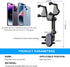 ZNDAW 360 (4 Rear View Mirror Phone Holder, Rotatable Multifunctional Rearview Mirror Mobile Phones Mount, Universal