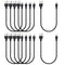 Mini USB Cable 1ft, 10-Pack Bulk Short Black Mini-B Charger Cord