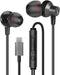 MAS CARNEY TI3 Wired USB Type C Headphones - USB C Earbuds with Microphone for Samsung, Huawei, Google Pixel