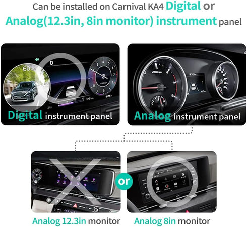 FICS Phone Holder for KIA Carnival 2022, Customized Phone Mount & Accessories