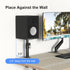suptek Clamp-on Speaker Stand Desk Mount Set, Height Adjustment, Universal Audio Holders for Computer & Bookshelf