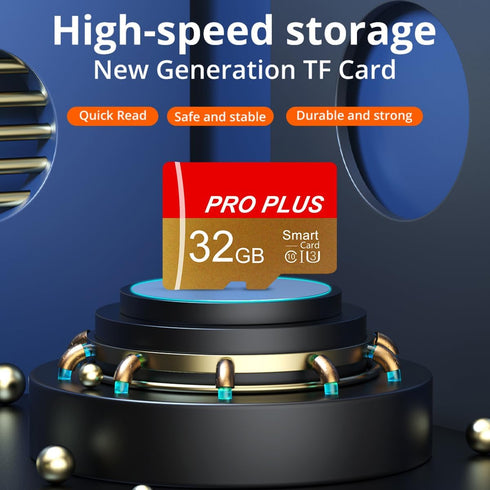 2 Pack Micro SD Card 32GB with SD Adapter, High Speed Memory Card for Tablet/Mobile Phone/Camera (TF162 Red Gold)