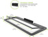 Kanto S10 Low-Profile Angled Sound Bar and Center Channel Speaker Stand for Home Theater, Black