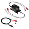 Smof RCA Ground Loop Isolator - Audio Signal Noise Cancellation with 3.5mm Audio Adapter Cable (Black)