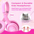 Kids Headphones, Ear Headphones for Kids, Wired Headphones with Safe Volume Limiter 85dB, Kids Headphones with Cord 3.5mm Jack Wired for Children/School