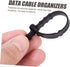 12pcs Silicone Cable Organizers Headphone Cord Keepers USB Cable Winders for Desk Nightstand Office Tangle Management