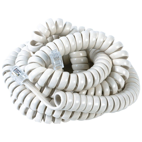 Southwestern Bell RCA TP282WR Handset Coil Cord, 25ft, White