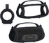 Silicone Cover Case for JBL Charge 4/Charge 5 Portable Bluetooth Speaker, Soft Skin Sleeve, Black