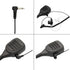 3.5mm Receiver/Listen ONLY Surveillance Acoustic Tube Earpiece Headset - 2 Pack with Medium Earmolds