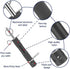1Pc Perimeter Trip Alarm Black, Early Warning Security System for Camping, Hiking, Property Safety