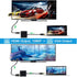 TIMEJONS 3.0 4K@30hz, 2 1080P USB A to HDMI Adapter for Windows HDMI & VGA Splitter Hub for Monitors Large Screen