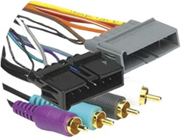 Metra Electronics 70-1818 Radio Wiring Harness for Chrysler, Multicolor, Amp Integration
