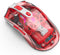 MKETech Electronics Wireless Mouse with Transparent Shell and RGB Lighting, Dual-Mode Bluetooth & 2.4GHz,