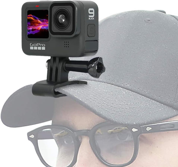SUREWO Baseball Hat Clip Mount Baseball Cap Clamp Quick Release Compatible with GoPro Hero 12, 11, 10, 9, 8, 7, 6, 5